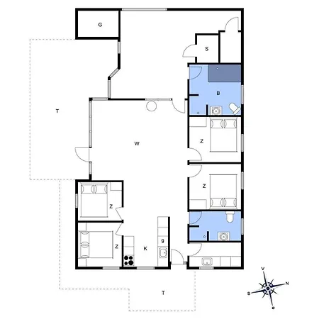 Bv157-blavand-gronnevaenget-11 Vakantiehuis Blåvand